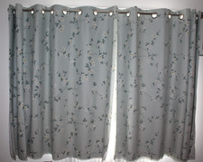 duck egg floral curtains for sale  STOKE-ON-TRENT