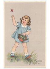 Bambina farfalla cesto usato  Fiumicello Villa Vicentina