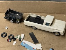 1962 Ford F-100 Pickup Truck Dealer Promo 1:25 AMT modelo fricção e 1963 trailer comprar usado  Enviando para Brazil
