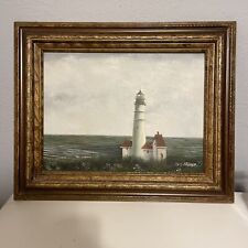 Beachscape lighthouse oil for sale  Brunswick