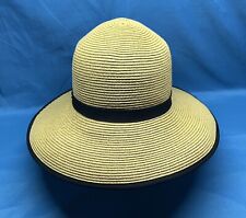 CAPPELLI STRAWORLD Cross Court Trança de Papel NATURAL CHAPÉU PROTETOR FACIAL ABA LARGA OSFM comprar usado  Enviando para Brazil