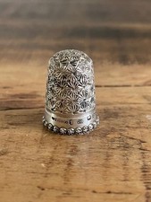 Sterling silver thimble for sale  BISHOP'S STORTFORD