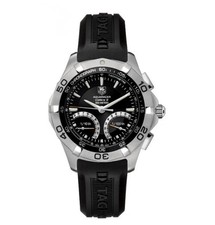 Usado, Tag Heuer Aquaracer calibre S mostrador preto e relógio masculino de borracha CAF7010.FT8011 comprar usado  Enviando para Brazil