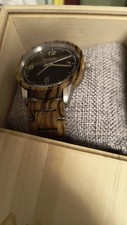 Herrenuhr armbanduhr holz gebraucht kaufen  Lohne (Oldenburg)