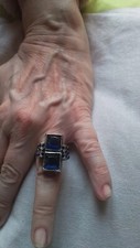Bague argent imposante d'occasion  Cérans-Foulletourte
