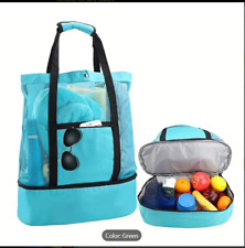 Usado, Bolsa tote de praia dupla camada, bolso térmico, leve, multiuso, ideal 4 lanches comprar usado  Enviando para Brazil