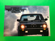 1987 BMW 528e 2 PÁGINAS ANÚNCIO IMPRESSO ORIGINAL comprar usado  Enviando para Brazil