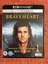 Braveheart uhd blu for sale  SOUTHAMPTON