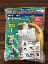 BrassCraft 36" fogão a gás, secador, kit conector aquecedor de água 1/2" OD comprar usado  Enviando para Brazil