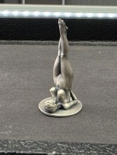 Estátua sexy de ioga derramada à mão prata 999 feita com fundição de investimento! comprar usado  Enviando para Brazil