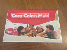 Alter Coca-Cola Aufkleber 80er Jahre Strand Flaschen Motiv sticker 80s vtg comprar usado  Enviando para Brazil