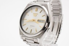 SEIKO 5 7S26-8760 relógio masculino automático mostrador branco data do dia quase perfeito do Japão, usado comprar usado  Enviando para Brazil