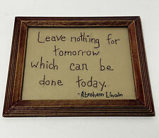 Abraham lincoln quote for sale  Highland