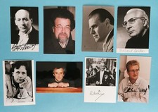 Klassik : Konvolut 8 Autogramme SINOPOLI+LEITNER+KLOBUCAR+SCIMONE+STEINBERG- comprar usado  Enviando para Brazil