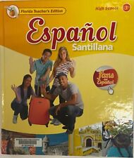 Espanol Santillana High School Level 1 Florida Teacher Edition  segunda mano  Embacar hacia Argentina