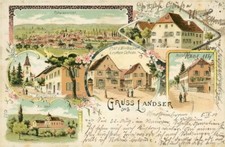 Ansichtskarte landser 1906 gebraucht kaufen  Eggenstein-Leopoldshafen
