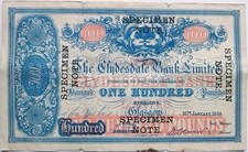 1884 clydesdale bank for sale 1884 clydesdale bank for sale  SUTTON-IN-ASHFIELD