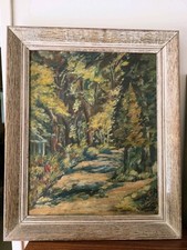 Tableau signé paysage d'occasion  Montluçon