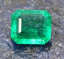 Pedra preciosa solta corte esmeralda verde colombiana natural certificada 14,05 quilates comprar usado  Enviando para Brazil