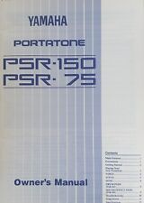 Yamaha PSR-150 PSR-75 Teclado Eletrônico Portatone Livro Manual do Proprietário Original comprar usado  Enviando para Brazil