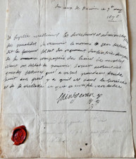 1676 lettre militaire d'occasion  Morestel