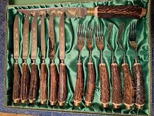 Hirschgeweih besteckset anton gebraucht kaufen  Göttingen