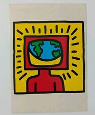 Cartolina keith haring usato  Teano