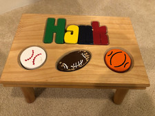 puzzle personalized stool for sale  Atlanta
