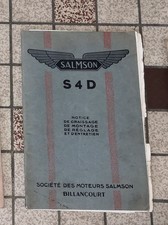 Manuel salmson s4d d'occasion Manuel salmson s4d d'occasion  France