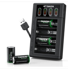 Taken cr123a rechargeable d'occasion  Expédié en Belgium