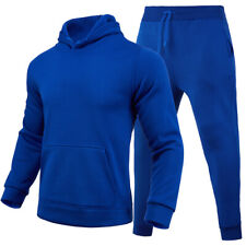 Conjunto de moletom masculino atlético com capuz manga longa conjunto de jogger treino comprar usado  Enviando para Brazil