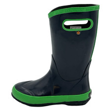 Bota de chuva Bogs unissex impermeável infantil azul marinho/verde 1092 tamanho 13, usado comprar usado  Enviando para Brazil