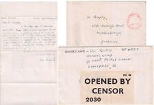 Ww2 letter uwe for sale  PETERBOROUGH