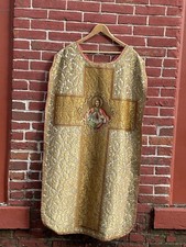 Antique fiddleback chasuble d'occasion  Expédié en Belgium