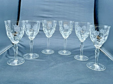 Crystal etched flower for sale  Pottstown