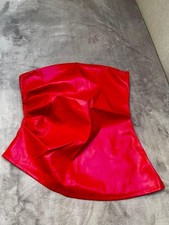 Sexy schulterfreies leder gebraucht kaufen  Augsburg