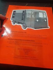Manulectric van brochure for sale  LOUGHBOROUGH