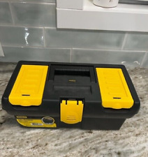 Caja de herramientas de polipropileno Stanley 12,5 pulgadas negra y amarilla segunda mano  Embacar hacia Mexico