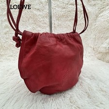 Bolsa Feminina Loewe Ombro Cordão Couro Nappa Vermelho Anagrama Edição Limitada Muito Bom Estado comprar usado  Enviando para Brazil