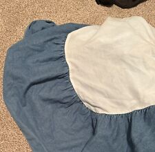 denim bedskirt for sale  Rancho Cordova