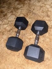 Pair hex dumbbells for sale  Gaston