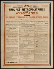 Affiche originale militaire d'occasion  Avignon