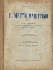 Diritto marittimo fasc. usato  Italia