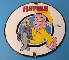 Placa de pesca Rapala vintage - Iscas de iscas varas carretéis placa de bomba de gás de porcelana, usado comprar usado  Enviando para Brazil