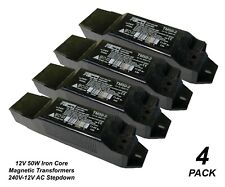 4 x transformadores magnéticos ATCO Iron Core 240V - 12V 50W AC Stepdown, usado comprar usado  Enviando para Brazil