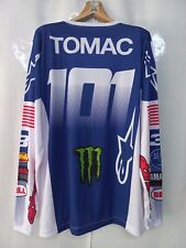 Camiseta reimpressão motocross réplica Eli Tomac 101 Yamaha Team Usa Mxon 2022 tamanho XL comprar usado  Enviando para Brazil