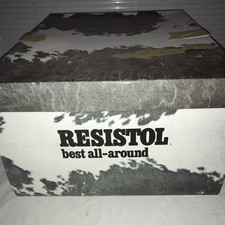 Vintage Resistol 20X Feltro Castor 77 Ouro Preto Cowboy Ocidental! 6 7/8! Na caixa! comprar usado  Enviando para Brazil