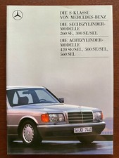 Prospekt brochure mercedes gebraucht kaufen  Essen