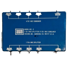 SESCOM MS-5 MIC SPLITTER combinador 1 a 4 ou 4 a 1 caixa de ferramentas soundmans comprar usado  Enviando para Brazil