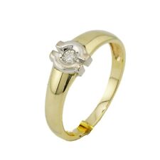 Solitär brillant gold gebraucht kaufen  Gelsenkirchen